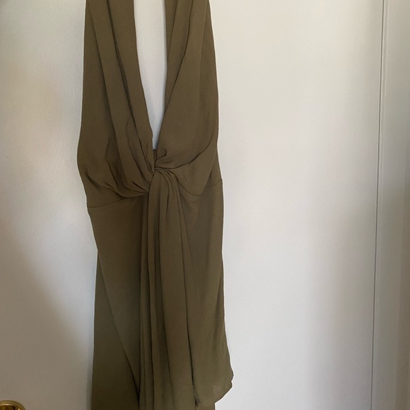 Olive High Neck Backless Romper Front Cut Out - never worn, with tags - Picture 4 of 5